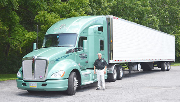 Kenworth Idle Management System Keeps Drivers Cool Refrigerated Transporter