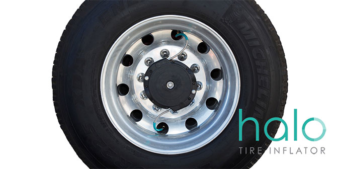 Halo Tire Inflator Passes Fleet Tests Now Available For Heavy Duty Vehicles Refrigerated Transporter